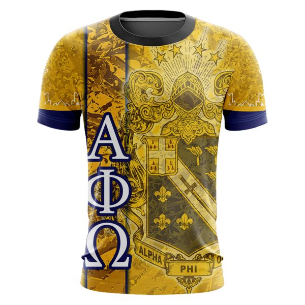 Alpha Phi Omega Full Print Roundneck Shirt Thumbnail