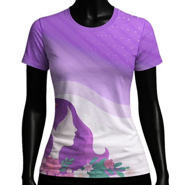 Women's Month Full Print Sublimation Roundneck Shirt Thumbnail